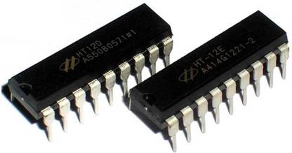 MONGIA HT12E HT12D Encoder Decoder Pair for RF Modules IC base Electronic Components Electronic Hobby Kit
