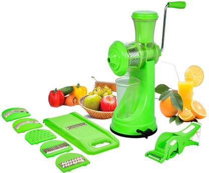 MRT Premium Juicer and Slicer Combo Multi cutter + 6 in 1 Slicer Kitchen Tool Set