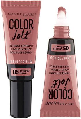 MAYBELLINE NEW YORK Lip Studio Color Jolt Intense Lip Paint, Stripped Down, 0.21 fl. oz.