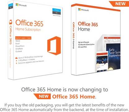 MICROSOFT upto 6 people 12 month subscription