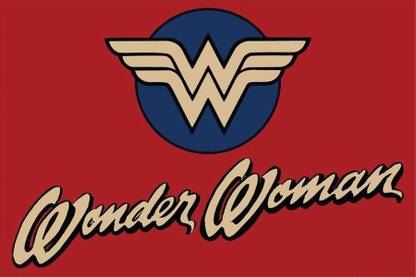 ww for wonder woman Poster Paper Print