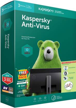 Kaspersky Anti-virus 3 User 1 Year