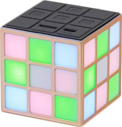 ROQ Rechargeable Cube Led 3 W Bluetooth Speaker