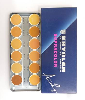 KRYOLAN SupraColor Foundation Palette 12 Color ( FS ) Foundation