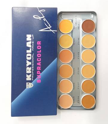 KRYOLAN SupraColor Foundation Palette 12 Color ( Delhi 1 ) Foundation