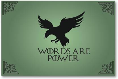 Wall Poster - Game of Thrones - Ravens - The Messangers - HD Quality Game of thrones Poster Paper Print