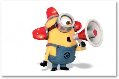 Wall Posters - Minion at Work - HD Quality Minions Posters Paper Print
