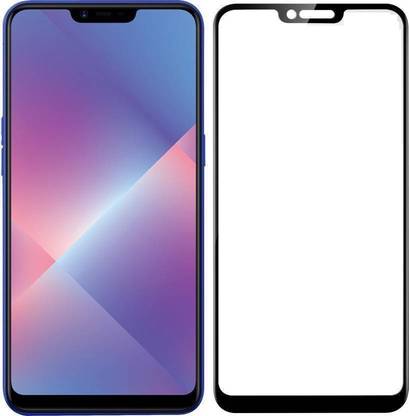 NKCASE Edge To Edge Tempered Glass for OPPO A5, Oppo A3s, Realme 2, Realme C1, Realme C1
