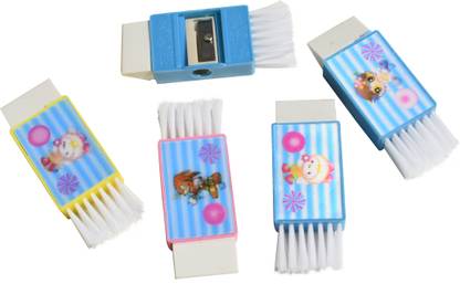 13-HI-13 3 IN 1 Eraser & Pencil Sharpener Single Pencil Sharpeners Sharpeners