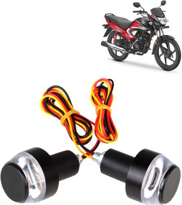 SHOOLIN SLNWOHL-079 Dream Yuga Bike Turn Signal Grip Side Indicator Handle Bar Weight Light/ Bike Motorcycle Modify LED Light Fog Lamp Motorbike LED for Honda (12 V, 15 W)