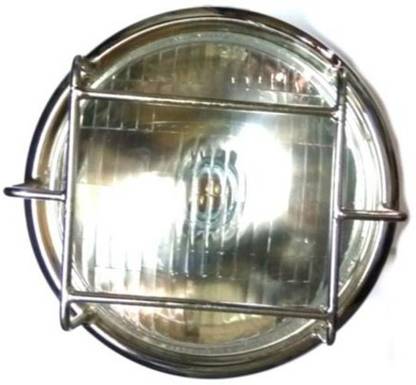 satpro Headlight for Yamaha Rx-100 chrome plated Headlight Motorbike Halogen for Yamaha (6 V, 21 W)
