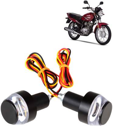 SHOOLIN SLNWOHL-074 CD Dawn Bike Turn Signal Grip Side Indicator Handle Bar Weight Light/ Bike Motorcycle Modify LED Light Fog Lamp Motorbike LED for Honda (12 V, 15 W)