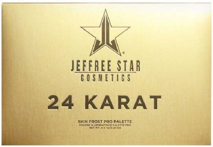 Jeffree Star Cosmetics "24 Karat" Skin Frost™ Pro Palette Highlighter