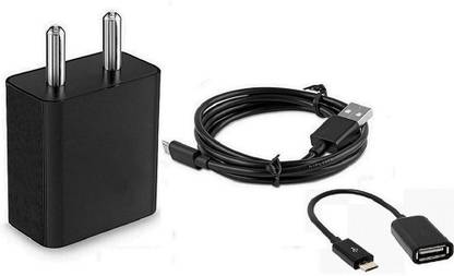 K N DIGITAL Wall Charger Accessory Combo for Xiaomi Mi 3 Mi3 Mi Three Xiomi Mi 3 xiomi Mi3 XiaomiMi3 Xiaomi Mi Three Mobile Charger Adapter 2 Ampere Superfast Charging Wall USB Power Charger With USB Data Charger Cable (2A Black White)
