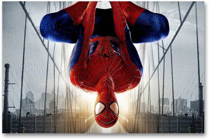 Spider Man Wall Poster - Spiderman - Movie - HD Quality Poster Paper Print