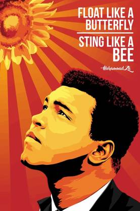 Float like a butterfly sting like a bee Fine Art Print