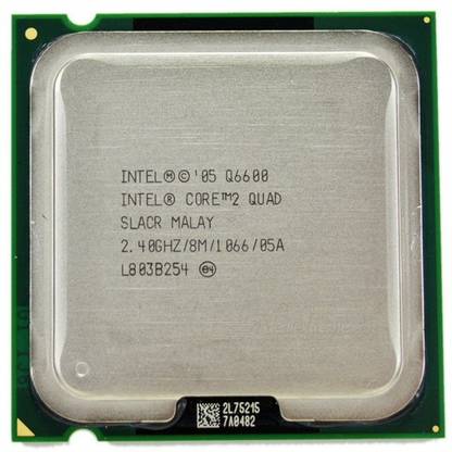 Intel Core 2 Quad Q6600 2.4 GHz LGA 775 Socket 4 Cores 4 Threads Desktop Processor
