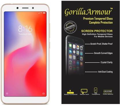 Gorilla Armour Tempered Glass Guard for Mi Redmi 6