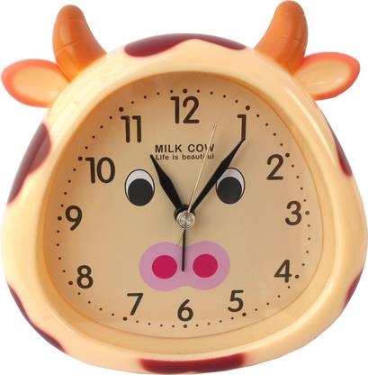 STUFFCART Analog MILK COW ALARM CLOCK Clock