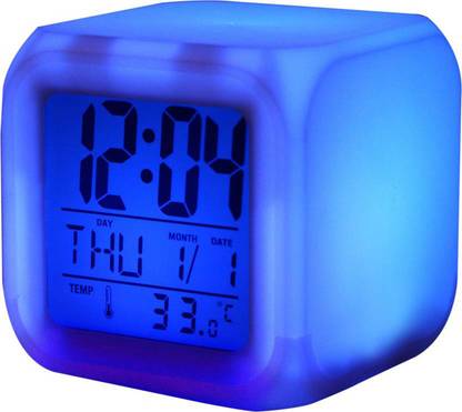 RBS Digital Blue Clock