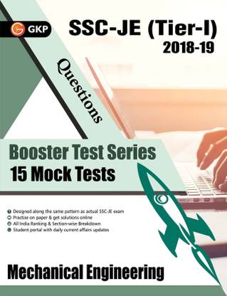 Booster Test Series - SSC JE Paper I - Mechanical Engineering - 15 Mock Tests (Questions, Answers & Explanations)