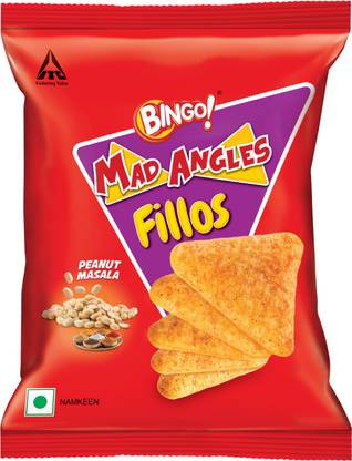 Bingo Mad Angles Fillos Peanut Masala Chips