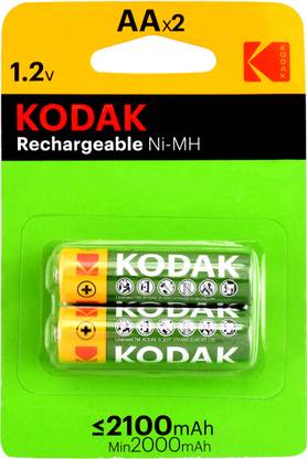 KODAK AA*2 RECHARGEABLE NI-MH  Battery