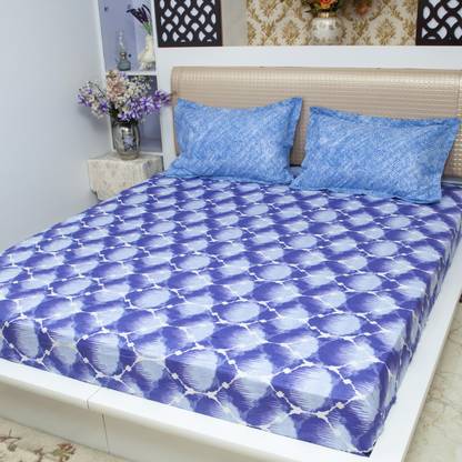 Airush 200 TC Cotton Double Geometric Flat Bedsheet