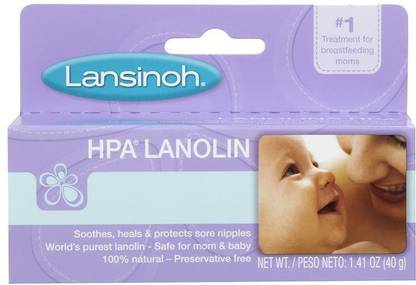 Lansinoh HPA LANOLIN NIPPLE CREAM - 40G (1.41OZ)