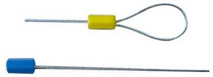 BOLT 10 Nos Wire Seal With random Serial Number Steel Flexible Straps Cable Tie