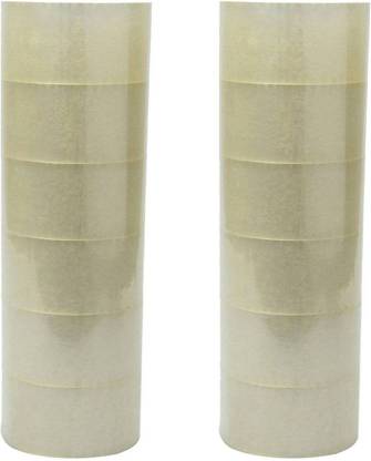 Wonder 555 2 inch/48mm adhesive tape 65 metres Pack of 12 ( Transparent) (Manual)