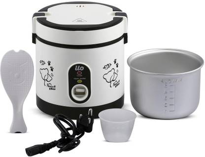 BMS Lifestyle BMS02-ilo Personal Multipurpose Portable Mini Travel Multi-Function Rice Cooker with Keeping Warm Function, 600ml Electric Rice Cooker