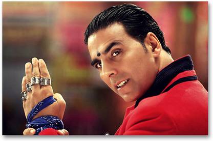 Bollywood Actors Wall Poster - Akshay Kumar - Khiladi Kumar - Boss - Movie - HD Quality Poster Paper Print