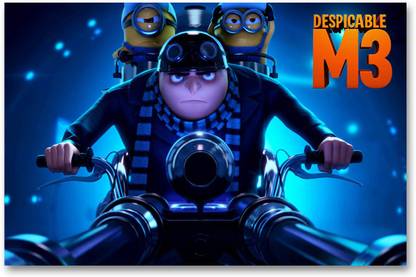 Hollywood Movie Wall Poster - Despicable Me 3 - Felonious Gru - HD Quality Movie Poster Paper Print