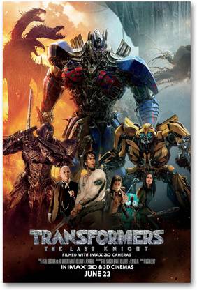 Hollywood Movie Wall Poster - Transformers - The Last Knight - HD Quality Movie Poster Paper Print
