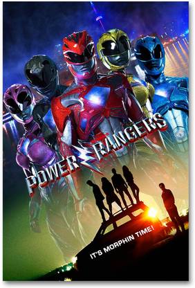 Hollywood Movie Wall Poster - Power Rangers - Its Morphin Time - HD Quality Movie Poster Paper Print