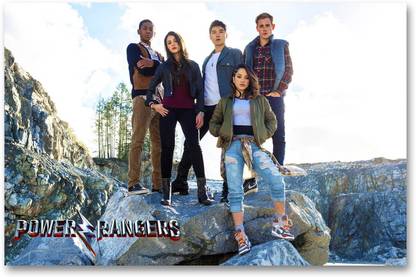 Hollywood Movie Wall Poster - Power Rangers - In A New Look - HD Quality Movie Poster Paper Print