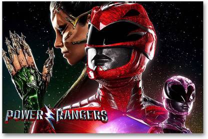 Hollywood Movie Wall Poster - Power Rangers - Ready To Fight - HD Quality Movie Poster Paper Print