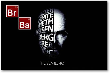 Breaking Bad Wall Poster - Heisenberg - Fan Art - HD Quality Poster Paper Print