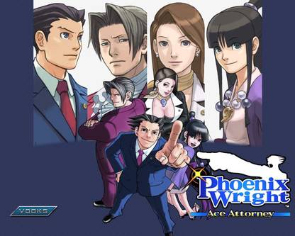 Athah hoeni Wright: Ace Attorney Wall Poster 13*19 inches Matte Finish Paper Print