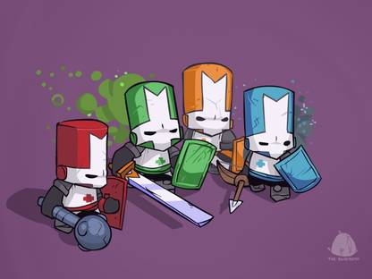 Athah Castle Crashers Wall Poster 13*19 inches Matte Finish Paper Print
