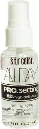 s.f.r color All Day Pro.Setting Hd High Defination Sitting Spray Long Lasting Matte Finish  Primer  - 50 ml