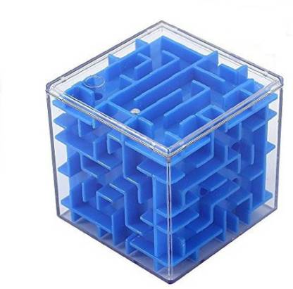 Praish 3 D Maze Cube Puzzle Box ( 7.0 x 7.0 x 7.0 cm)