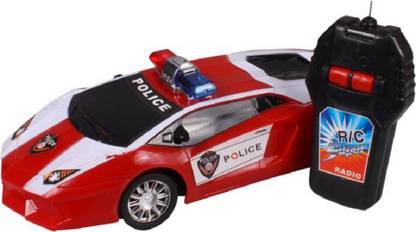 ExaltedCollection Police Remote Control Car  (Red)