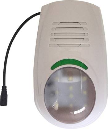 Smiledrive Earthquake Alarm Detector, Vibration Sensor, Rechargeable with Emergency Loud Siren Horn & LED Light Wired Sensor Security System