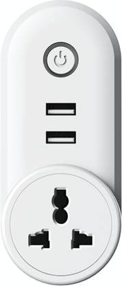 TrendingObjects Standard Outlet + 2 USB Port Smart Plug
