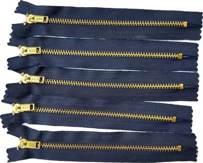 Balaji MDH Jeans chain Blue Metal Two Way Open-ended Zipper