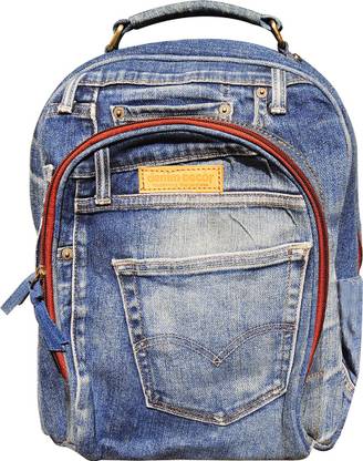 Denim Decor Jeans Backpack