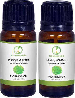 Ks Essentials Moringa Oil (Moringa Oleifera) 100% Pure Natural & Undiluted (10ml)Each
