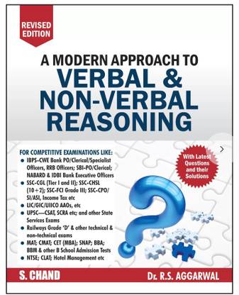 Verbal or non verbal reasoning for RS aggarwal